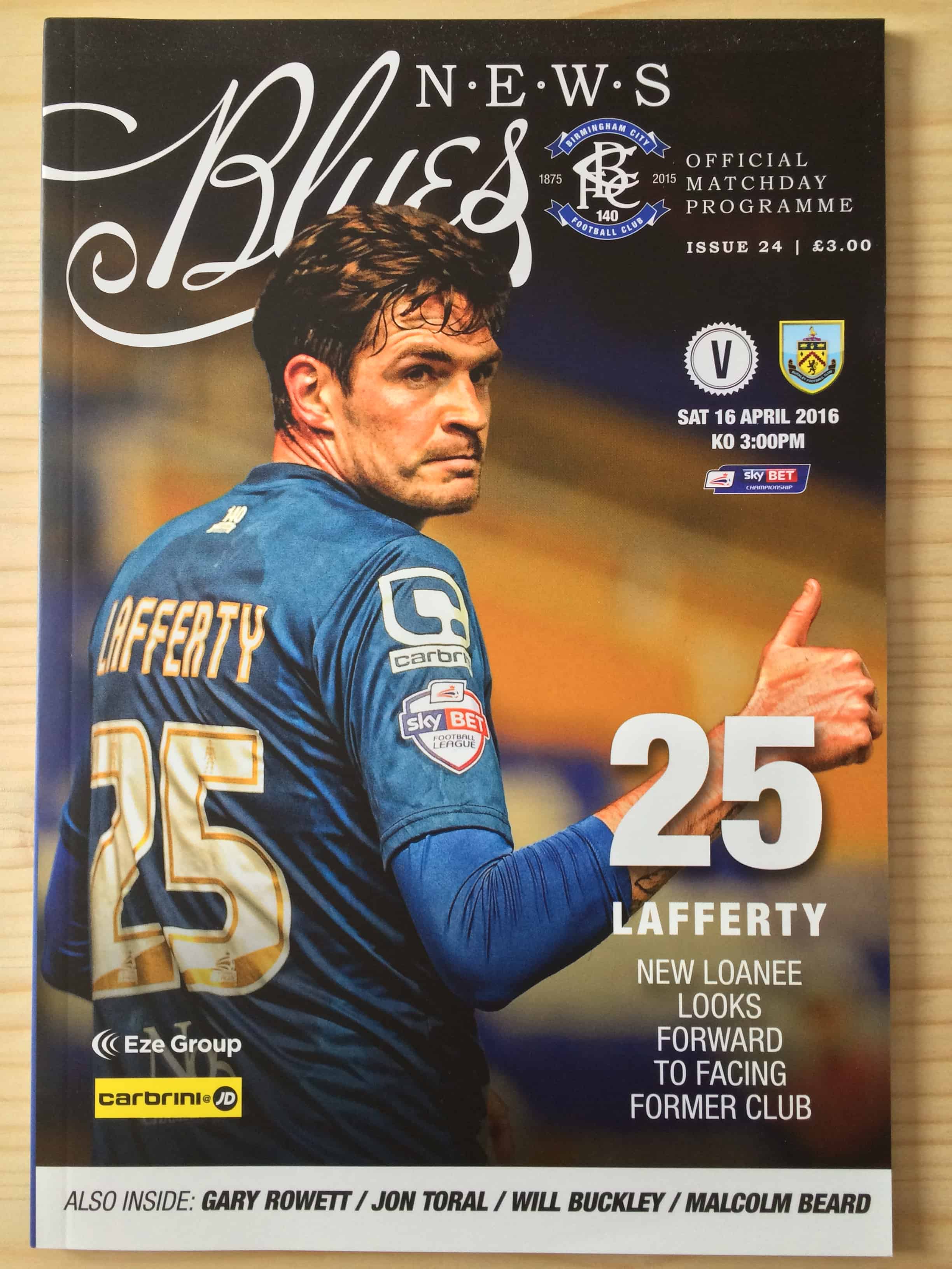 Birmingham City FC v Burnley FC